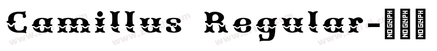 Camillus Regular字体转换 Camillus Regular字体转换